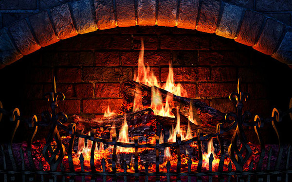 Fireplace 3D Screensaver