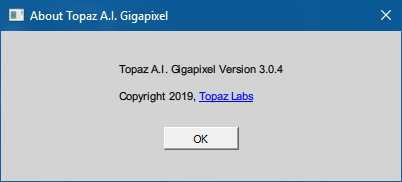 Topaz A.I. Gigapixel