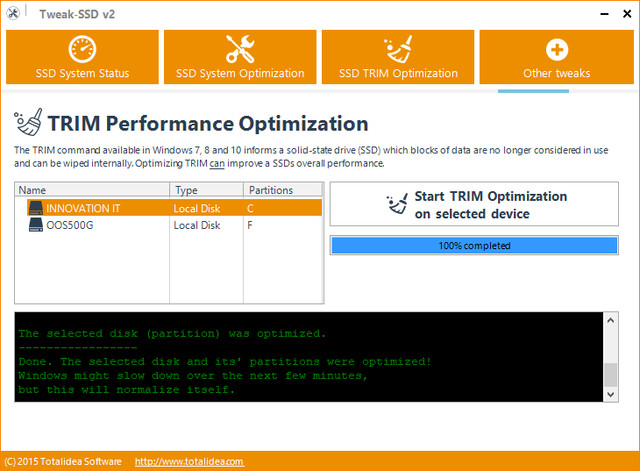 Tweak-SSD