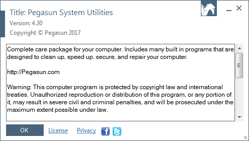 Pegasun System Utilities 4.30