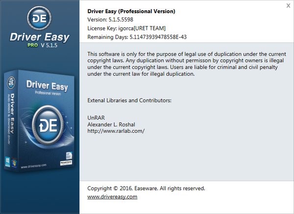 Driver Easy Professional 5.1.5.5598