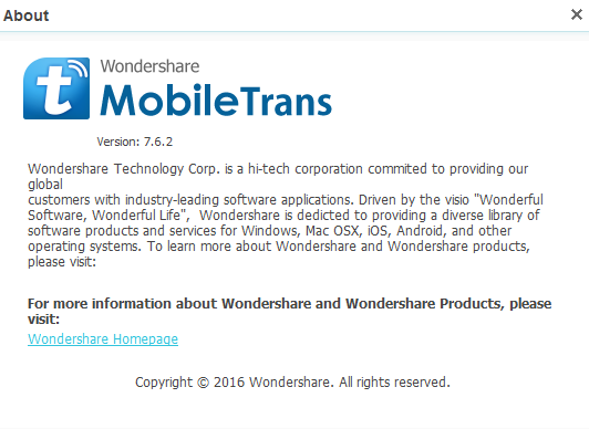 Wondershare MobileTrans