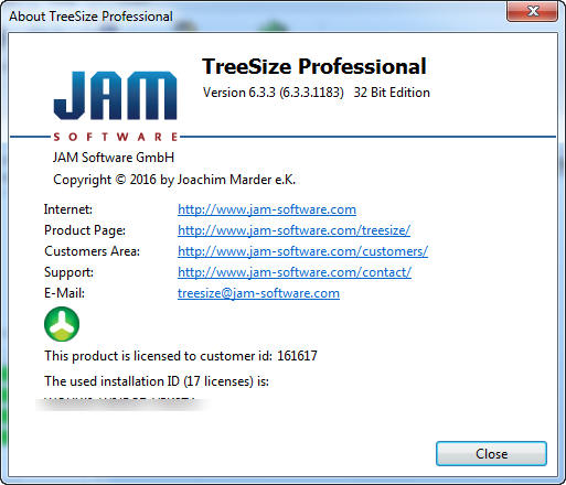 TreeSize Professional 6.3.3.1183