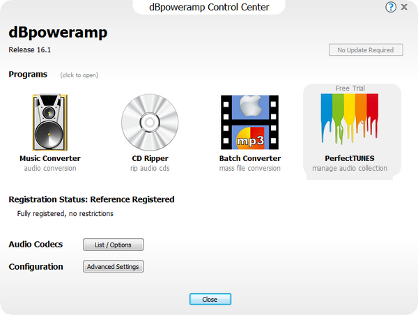 dBpoweramp Music Converter R16.1 Reference
