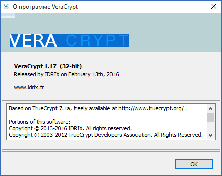 VeraCrypt 1.17 Stable