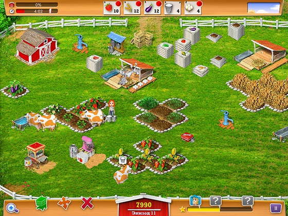 скриншот игры Реальная ферма