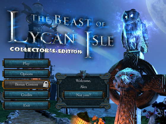 скриншот игры The Beast of Lycan Isle Collector's Edition