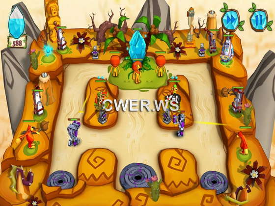 скриншот игры Jungle vs. Droids