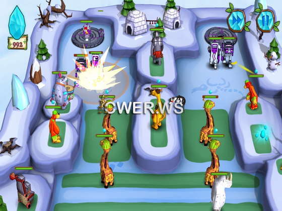 скриншот игры Jungle vs. Droids
