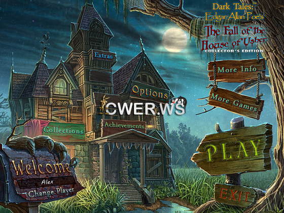 скриншот игры Dark Tales 6: Edgar Allan Poe's The Fall of the House of Usher Collector's Edition
