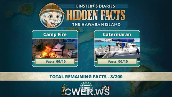скриншот игры Einstein's Diaries - Hidden Facts: The Hawaiian Island