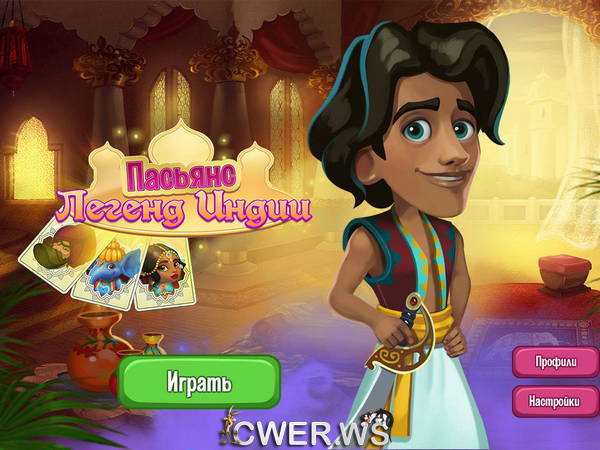скриншот игры Пасьянс легенд Индии