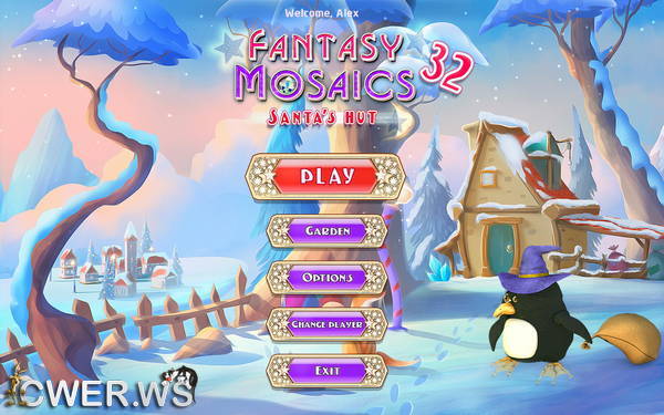 скриншот игры Fantasy Mosaics 32: Santa’s Hut