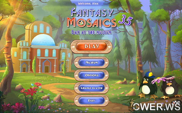 скриншот игры Fantasy Mosaics 35: Day at the Museum