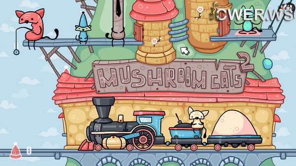 скриншот игры Mushroom Cats 2