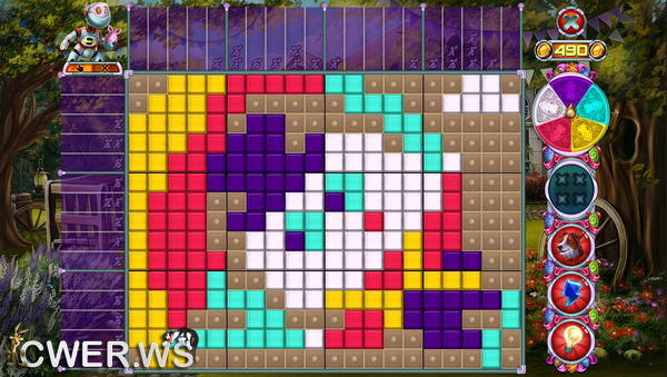 скриншот игры Rainbow Mosaics 12: Easter Helper