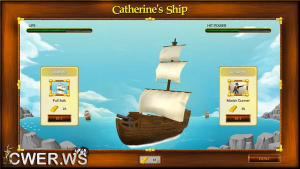 скриншот игры Catherine Ragnor and the Legend of the Flying Dutchman