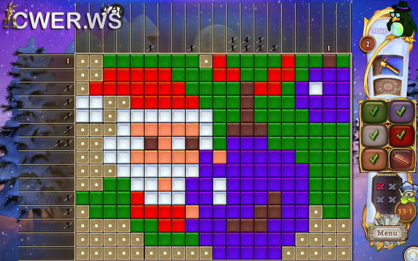 скриншот игры Fantasy Mosaics 50: Santa’s World