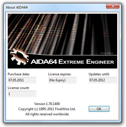 AIDA64 Extreme Engineer 