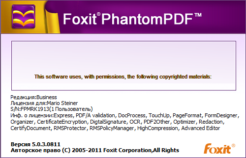 Foxit PhantomPDF