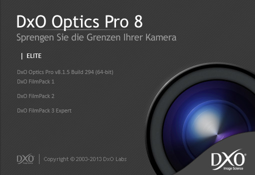 DxO Optics Pro 8