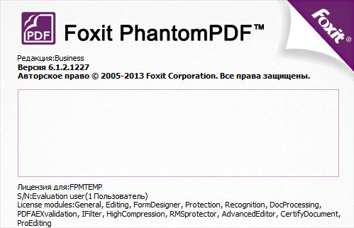 Foxit PhantomPDF Business 6