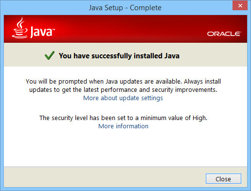 Java Runtime Environment 8