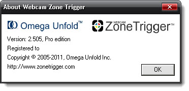 Webcam Zone Trigger Pro 2.505