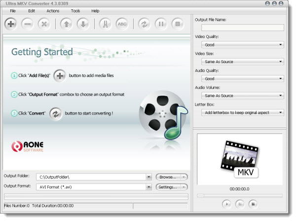 Aone Ultra MKV Converter 4.3.0309