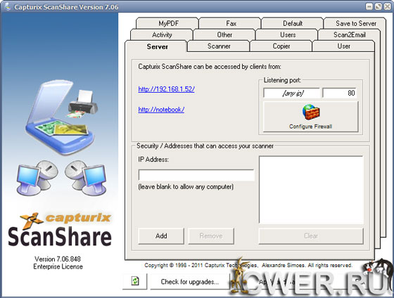 Capturix ScanShare v7.06.848 Enterprise Edition