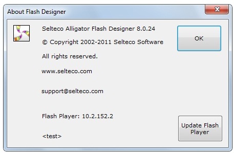 Скачать программу Alligator Flash Designer v8.0.21 (6,02 МБ) .