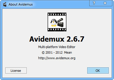 Avidemux 2.6.7