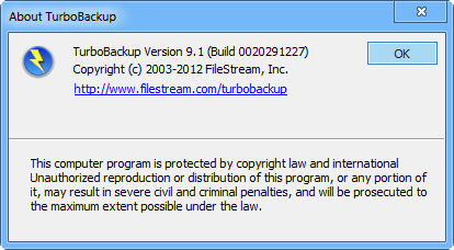 Turbo Backup 9.1