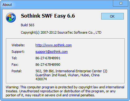 Sothink SWF Easy 6.6 Build 565