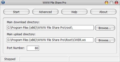 WWW File Share Pro 7