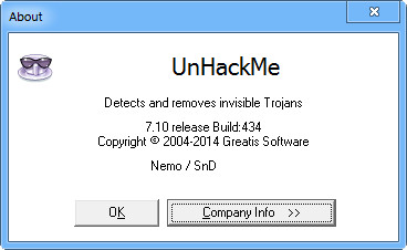 UnHackMe 7.10 Build 434