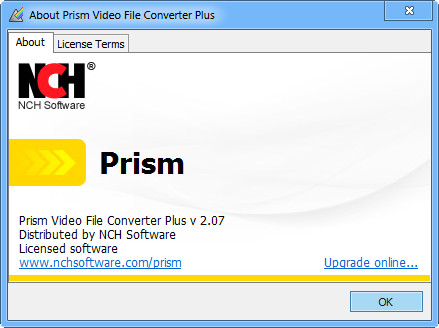 Prism Video File Converterr Plus 2.07