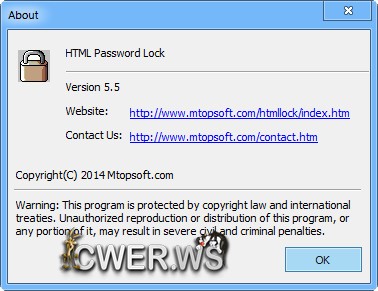 HTML Password Lock 5.5