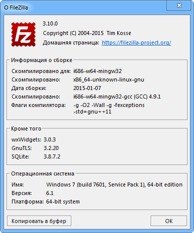 FileZilla 3.10.0