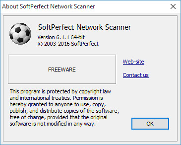 SoftPerfect Network Scanner 6.1.1