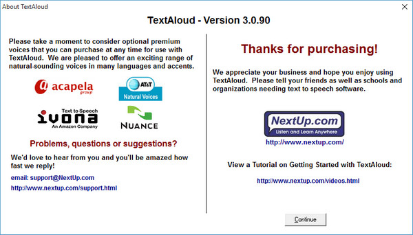 TextAloud 3.0.90