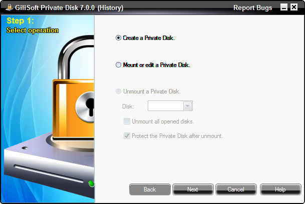 GiliSoft Private Disk 7.0.0