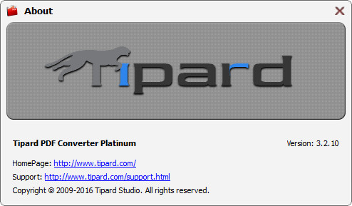 Tipard PDF Converter Platinum 3.2.10