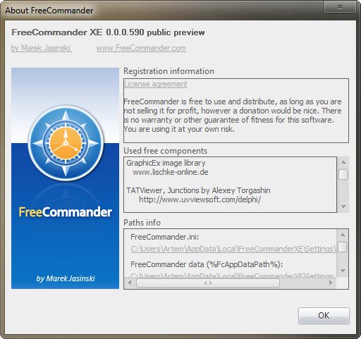 FreeCommander XE 0.0.0.590 Preview