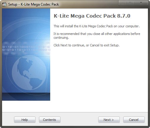 K-Lite Codec Pack 8.7.0 Mega