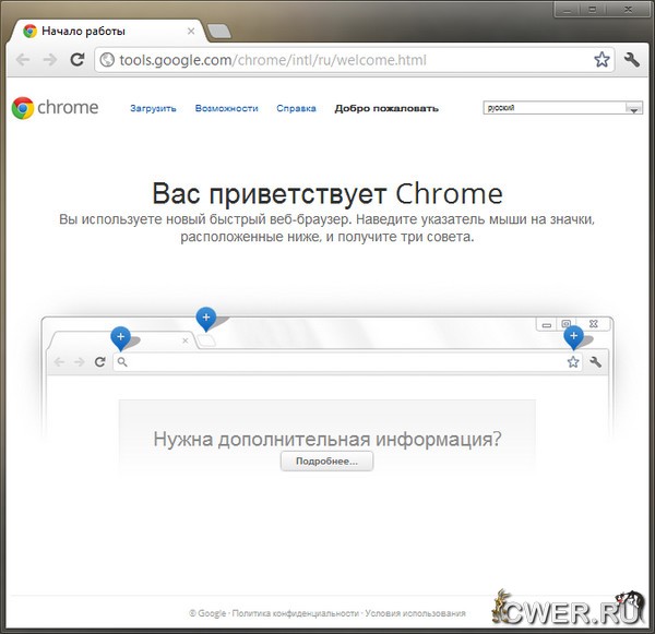 Google Chrome 19