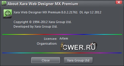 Xara Web Designer MX Premium 8.0.2.21761