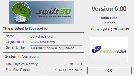 Swift 3D 6.0.933
