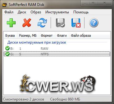 SoftPerfect RAM Disk 3