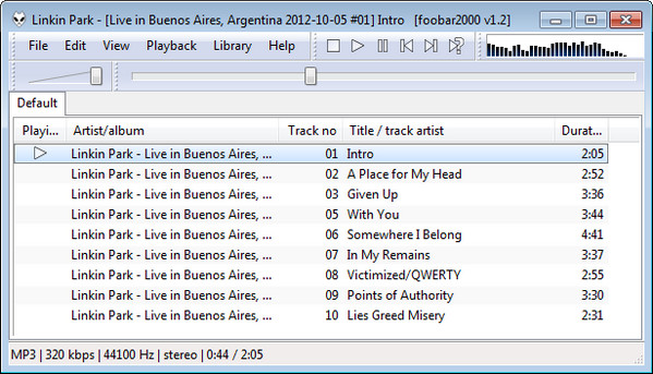 foobar2000 1.2 Stable